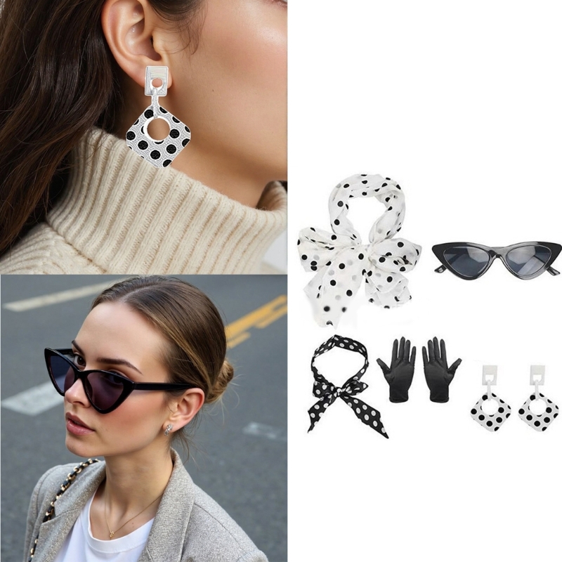 Women'S Accessories In The 1950S - 5 Pieces 1950s Women Costumes with