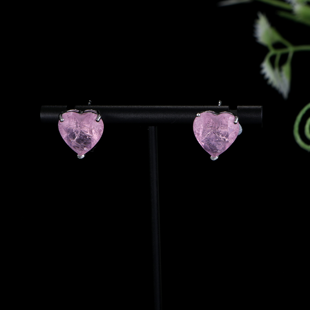 Luxury Colorful Heart Stud  Ea - Women Accessories Dubai ulasan dan harga