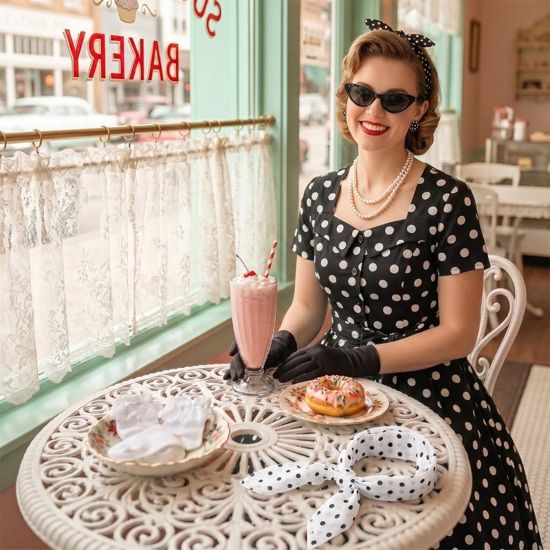 1950s Elegant Vintage Dresses  - Women'S Accessories In The 1950S ulasan dan harga
