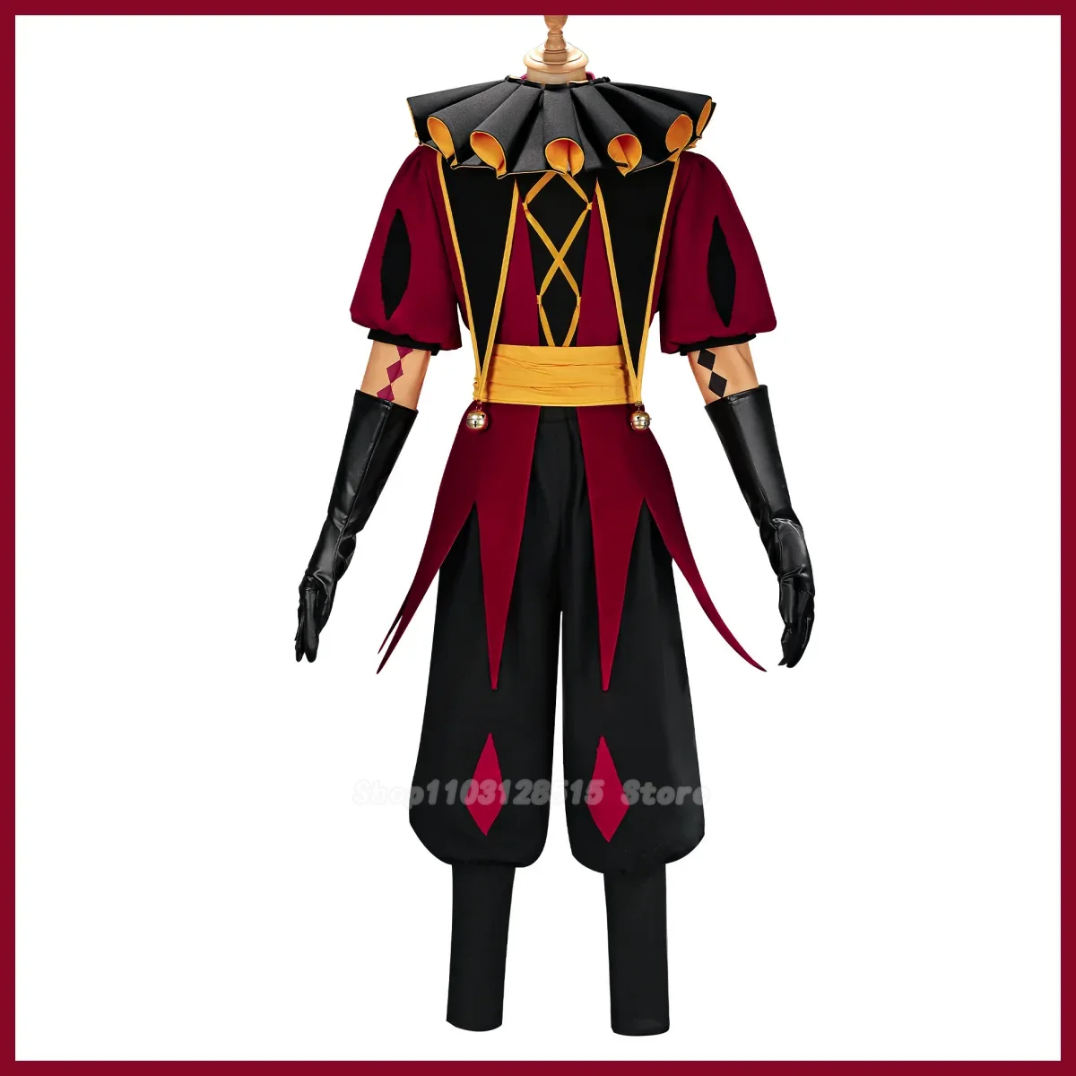 Game Pierrot Harlequin Jester  - Women'S Red Accessories ulasan dan harga