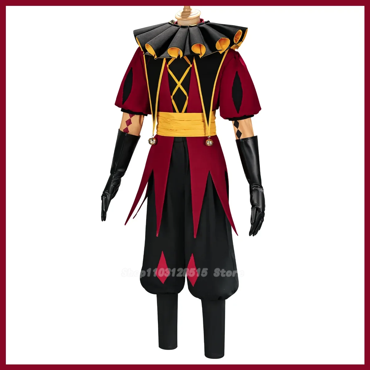 Game Pierrot Harlequin Jester  - Women'S Red Accessories ulasan dan harga