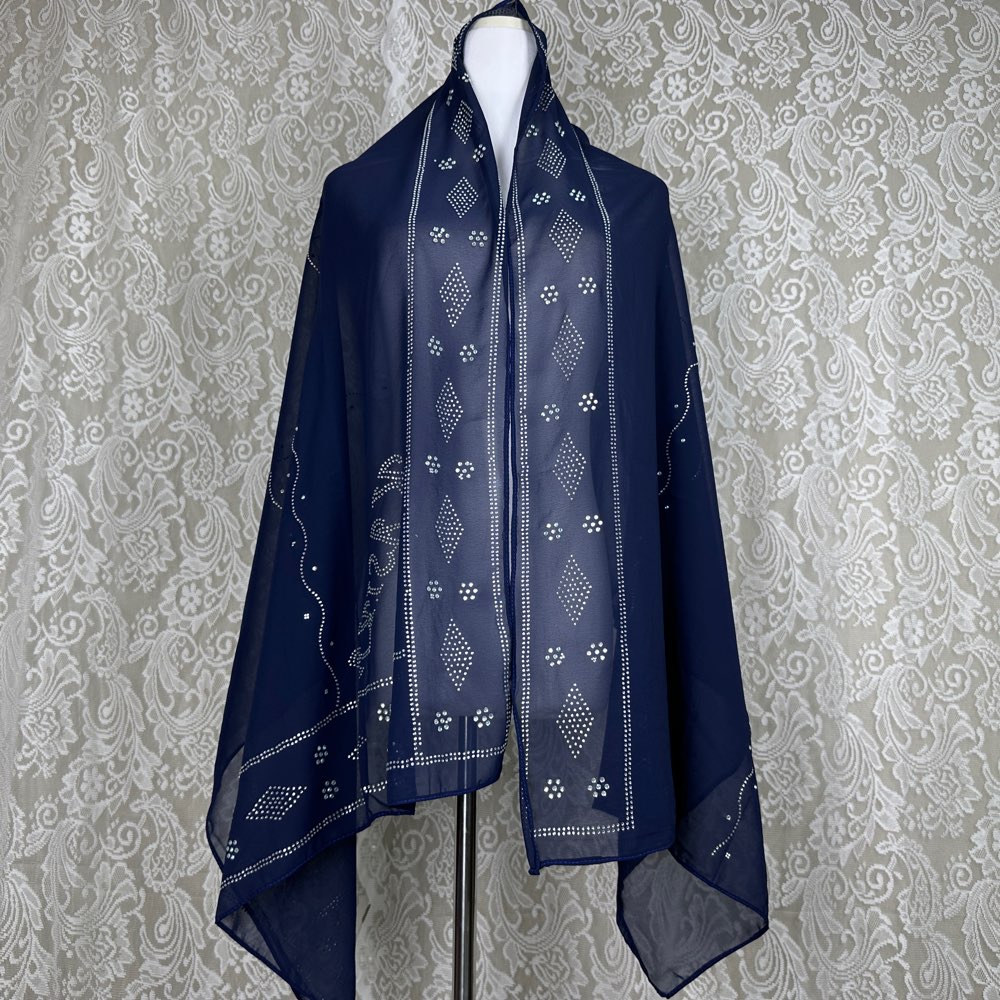 2026 Small 70x180cm Chiffon Ne - Women Accessories Dubai ulasan dan harga