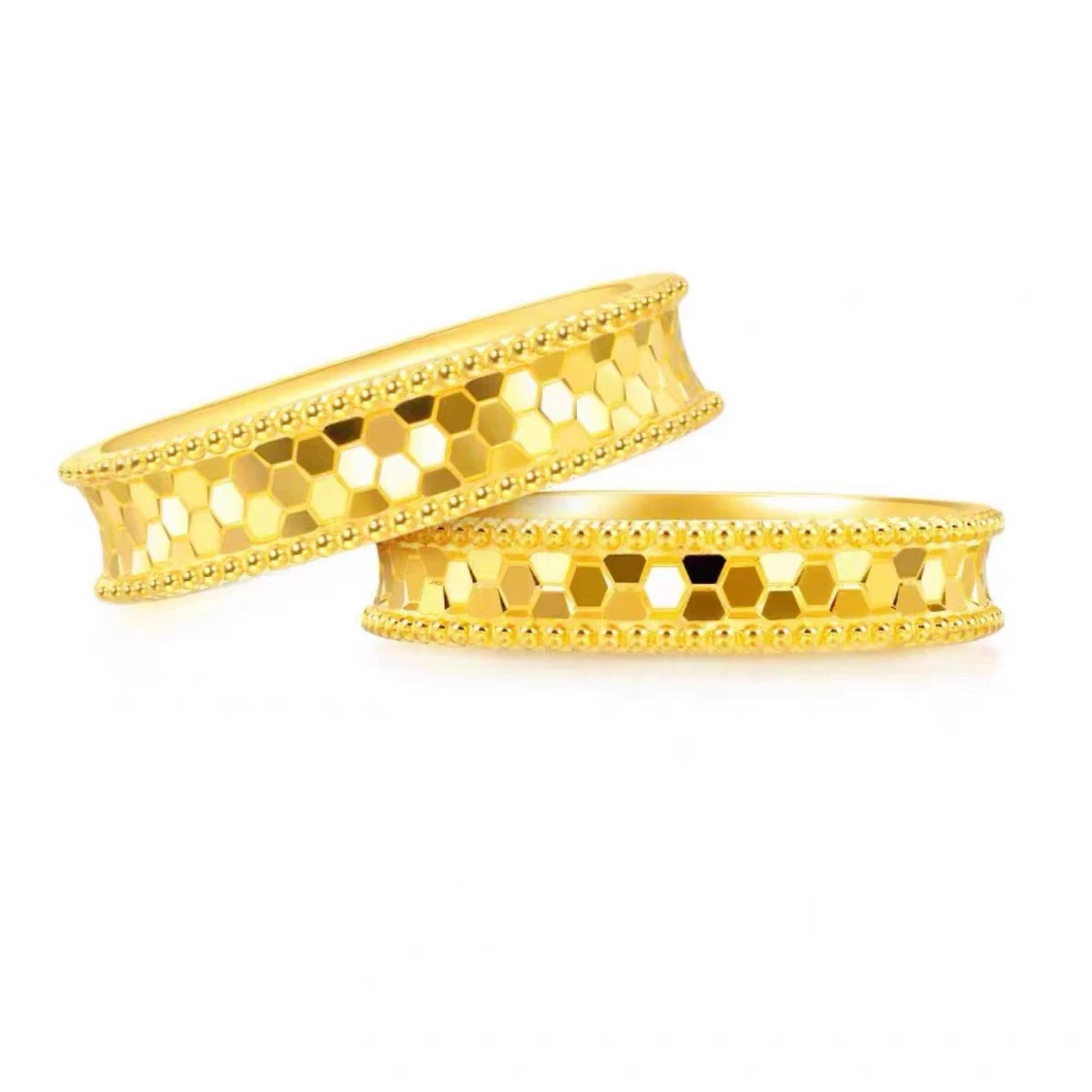 Pure Gold Color Shine Honeycom - Women Accessories Dubai ulasan dan harga