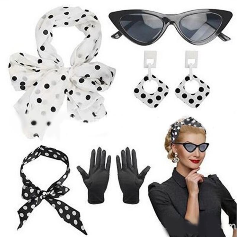 5 Pieces 1950s Women Costumes  - Women'S Accessories In The 1950S ulasan dan harga