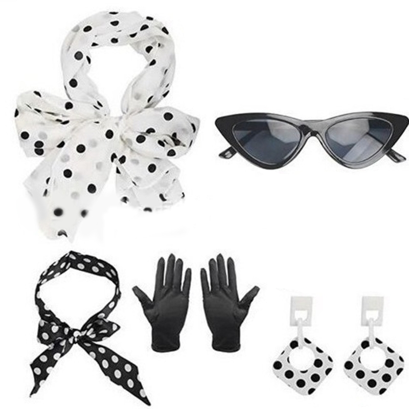 5 Pieces 1950s Women Costumes  - Women'S Accessories In The 1950S ulasan dan harga