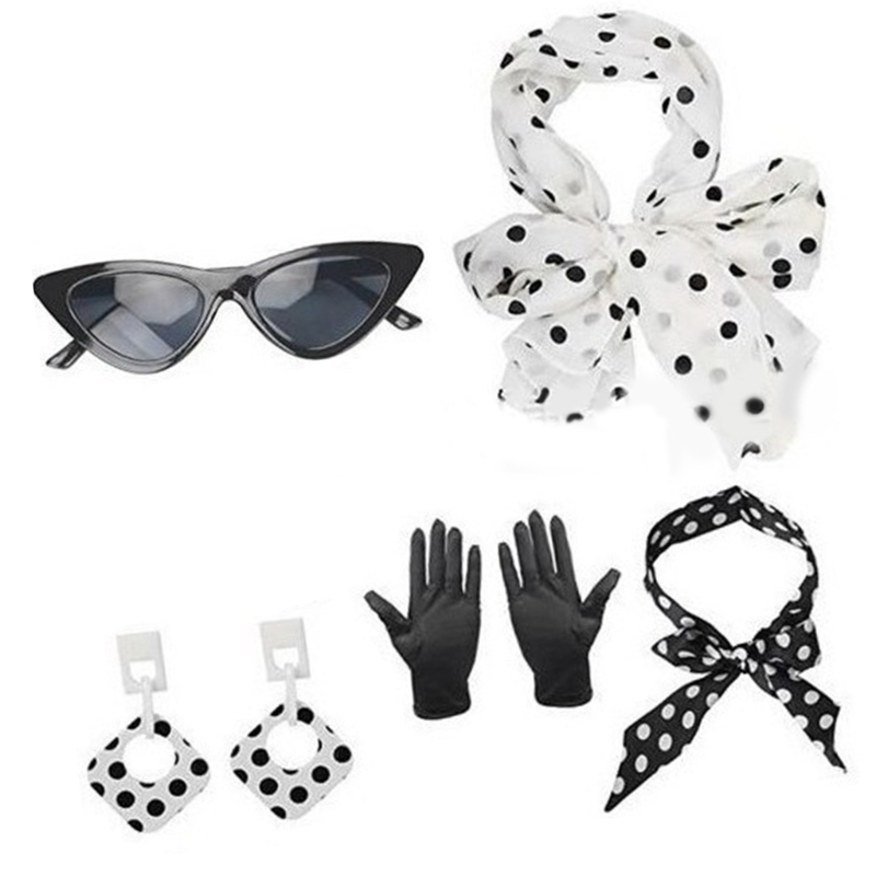 5 Pieces 1950s Women Costumes  - Women'S Accessories In The 1950S ulasan dan harga