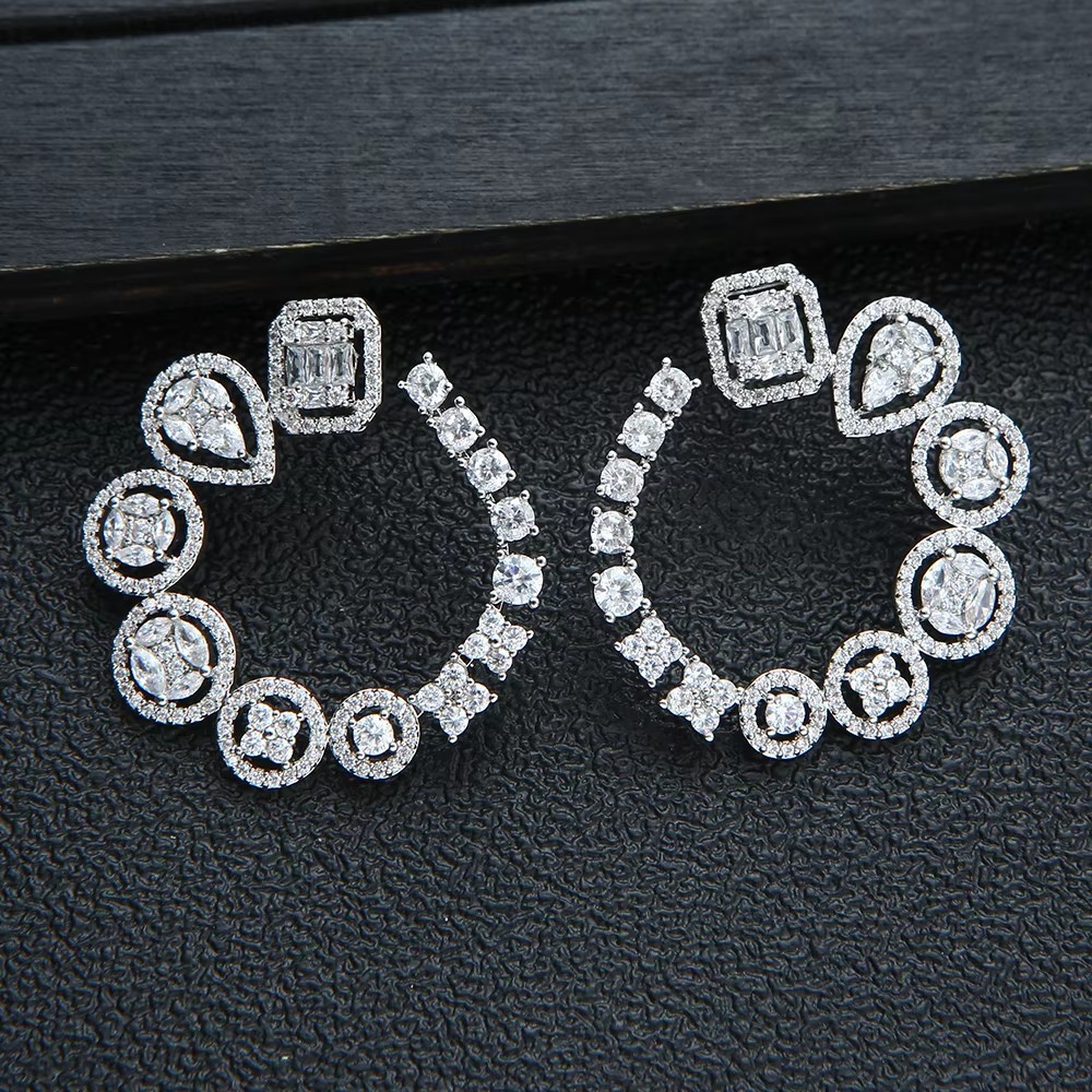 Luxury Round Stud Earrings For - Women Accessories Dubai ulasan dan harga