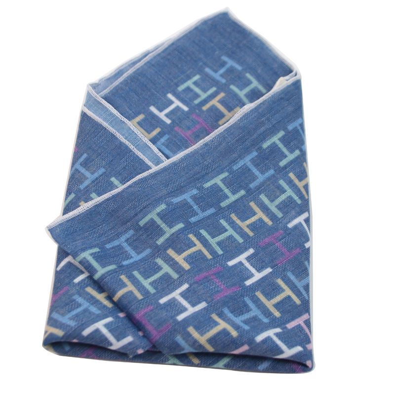 Men's Square Scarf with Button - Silk Scarf Square ulasan dan harga