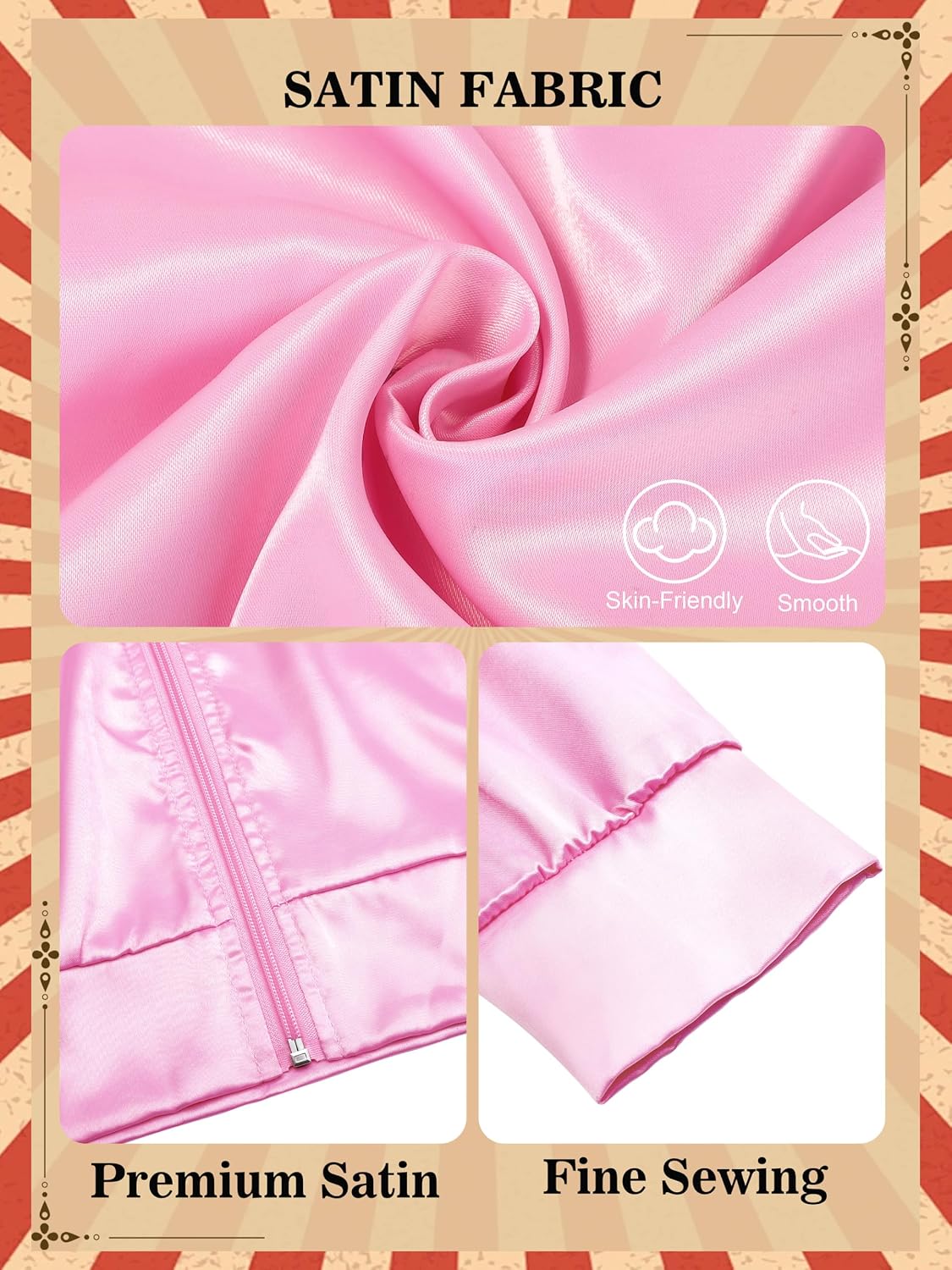 1950s Pink Satin Jacket with N - Women'S Accessories In The 1950S ulasan dan harga