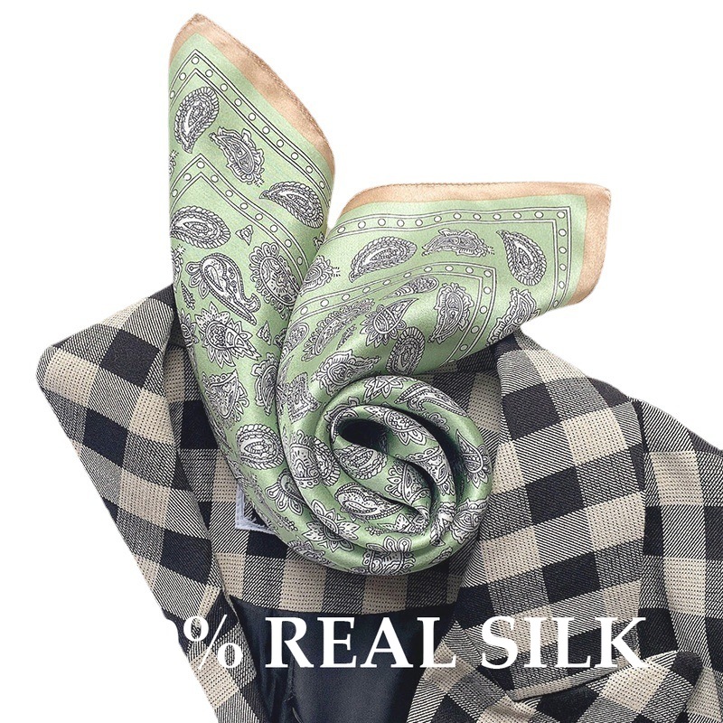 Lady 100% Real Silk Scarf Luxu - Silk Scarf Square ulasan dan harga