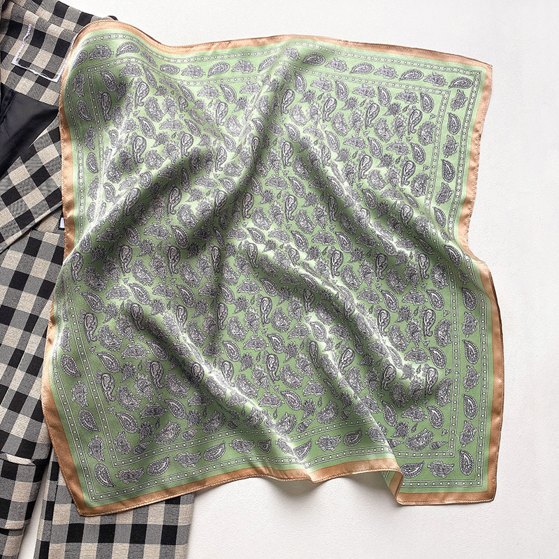 Lady 100% Real Silk Scarf Luxu - Silk Scarf Square ulasan dan harga