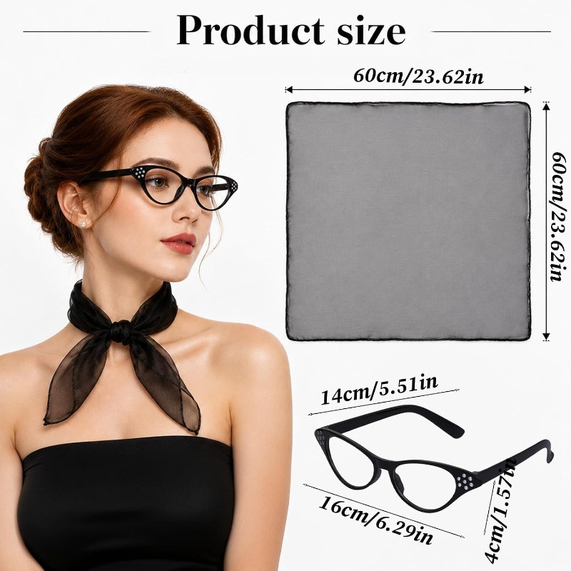 2PCS 50s Accessories for Women - Women'S Accessories In The 1950S ulasan dan harga