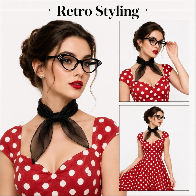 2PCS 50s Accessories for Women - Women'S Accessories In The 1950S ulasan dan harga
