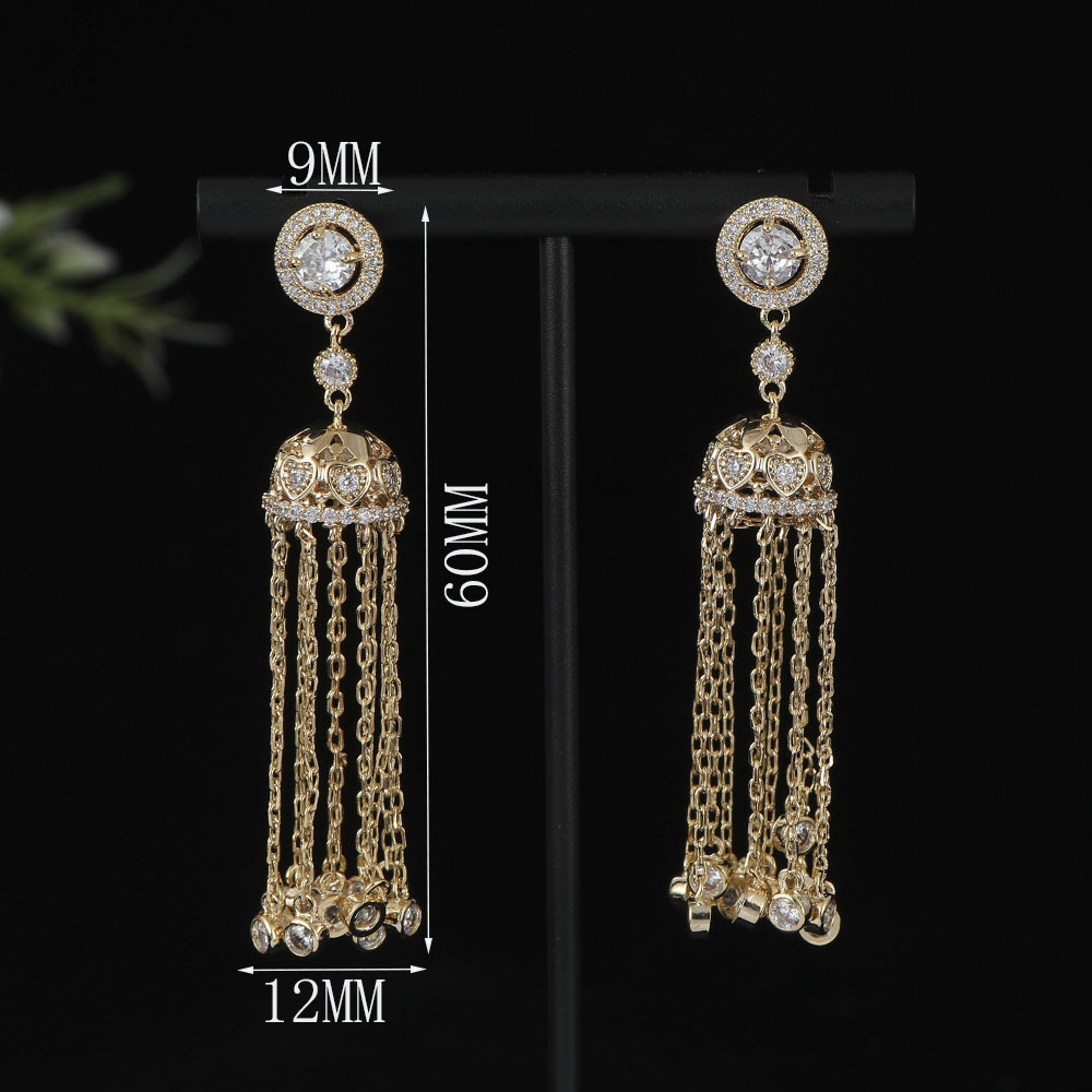 Long Geometry Round Long Tasse - Women Accessories Dubai ulasan dan harga