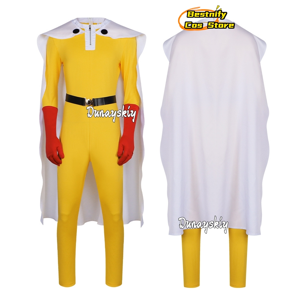 Saitama MAN Cosplay Jumpsuit C - Women'S Red Accessories ulasan dan harga
