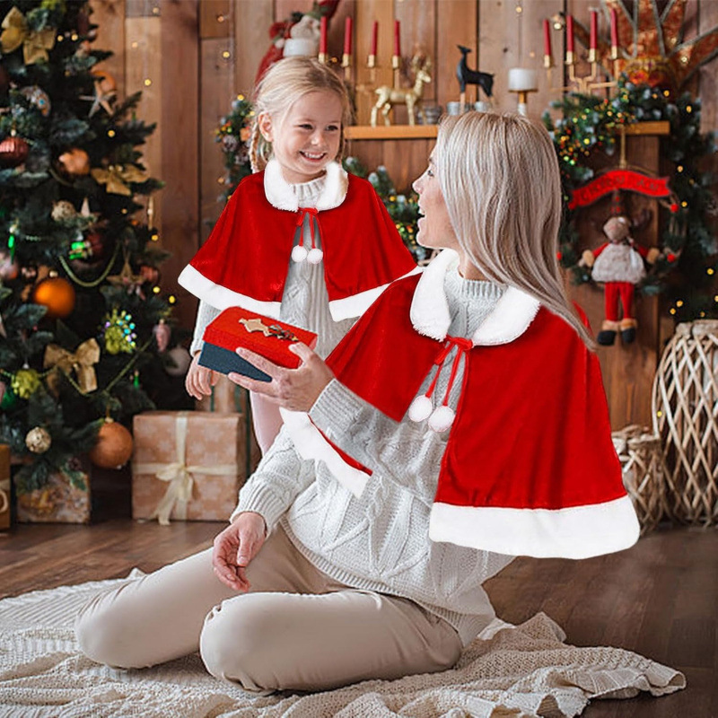 Women Girls Christmas Santa Cl - Women'S Red Accessories ulasan dan harga